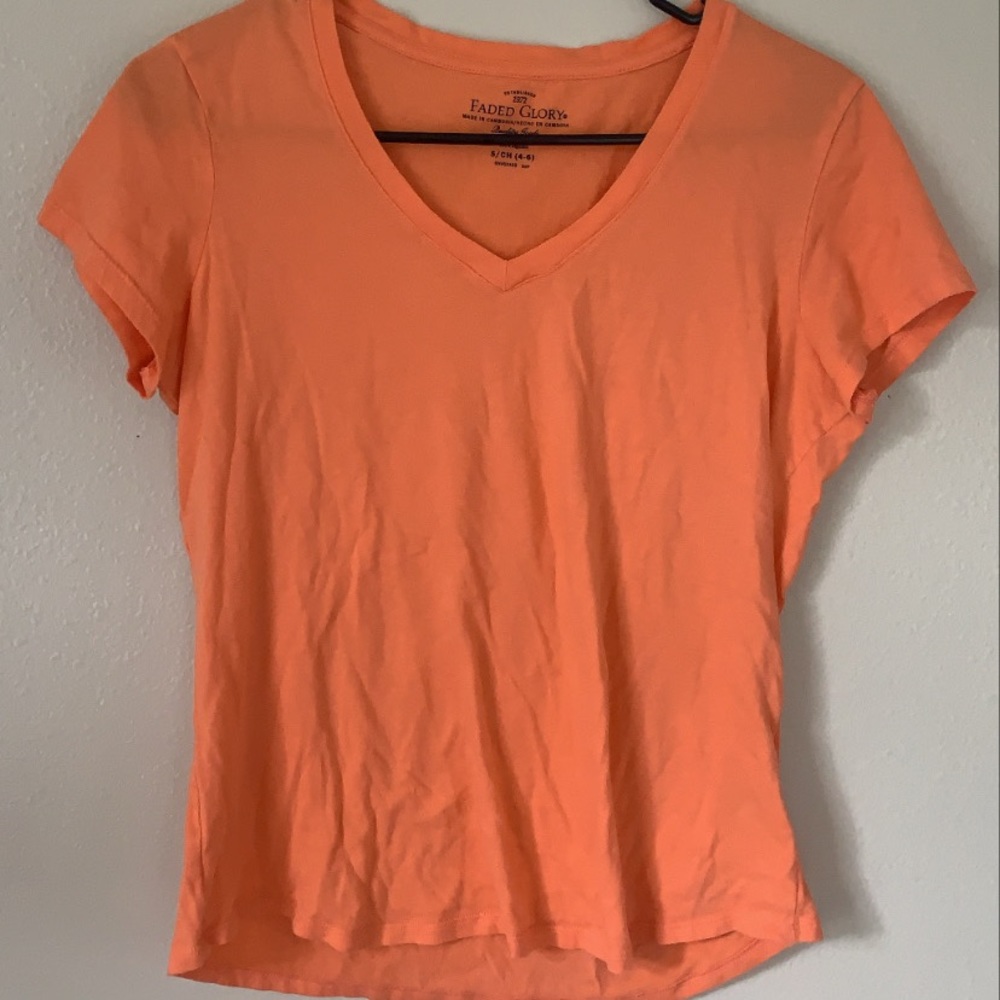 Orange Vneck